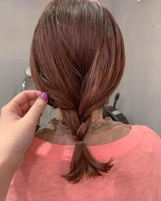 ミディアム カラー mir MIYUのヘアスタイル