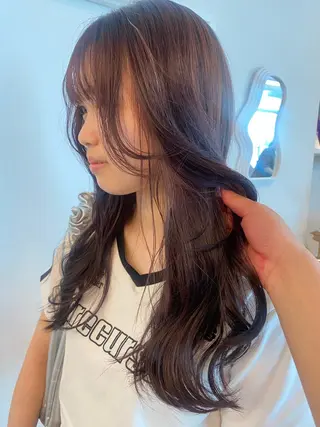 ロング カラー ichika/福岡 /透明感カラー🤎のヘアスタイル