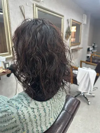 セミロング カラー Lien 深井店のヘアスタイル