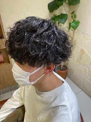 ショート パーマ 大人メンズヘア アドバイザーkaiのヘアスタイル