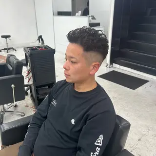 ショート パーマ メンズ 【メンズパーマ特化】 🍏網中勇喜のヘアスタイル