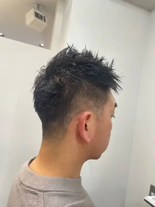 ショート メンズ 新宿/ハイトーン カラー/AKI🍎のヘアスタイル