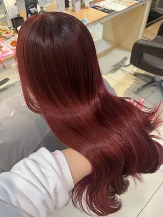 カラー レイヤーカット/ フェミニン💕/鏡のヘアスタイル