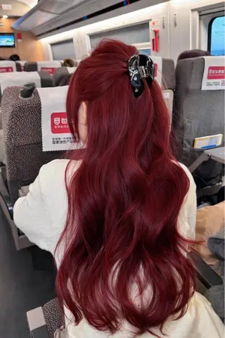 ロング カラー 阿部 祥大のヘアスタイル