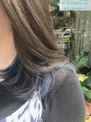 ミディアム カラー 髪質改善 十河　勇作のヘアスタイル