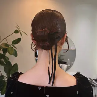 ミディアム ヘアアレンジ enrich / キタガワ カノンのヘアスタイル