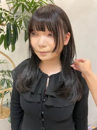 ミディアム 表参道レイヤー Kinoのヘアスタイル