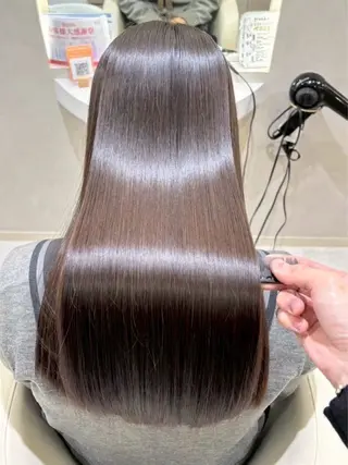 ロング 艶髪/髪質改善 /透明感カラー/鴻巣のヘアスタイル