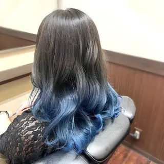 ロング カラー 土田 紘太のヘアスタイル