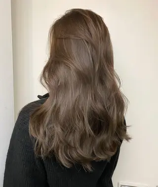 ミディアム カラー ナカイフウタ /パーマのヘアスタイル