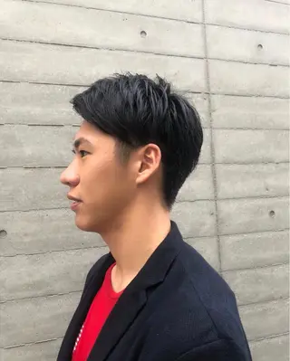 メンズ ✨色持ちの良い艶 カラー✨蟹江真世のヘアスタイル