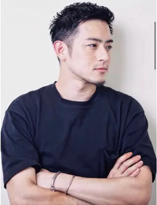ショート メンズ 大人メンズパーマ メンズ特化　萱原大幹のヘアスタイル