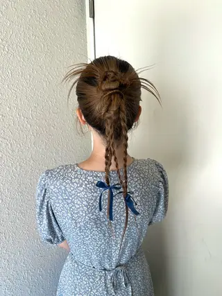 ヘアアレンジ SIKI ゆうのヘアスタイル