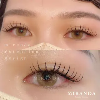 マツエク・マツパ アイブロウ MIRANDA beautyのマツエク・マツパデザイン