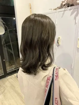 ミディアム カラー sayaka / 本陣モデル募集中！のヘアスタイル