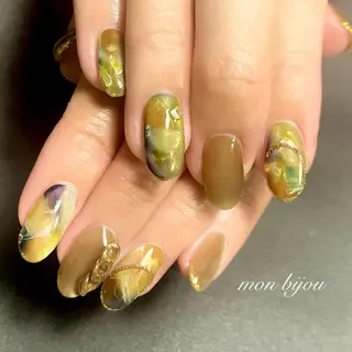 ネイル mon bijou 坪井のネイルデザイン