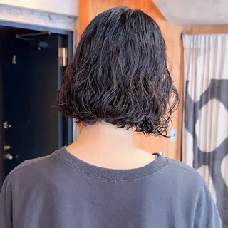 ショート カラー パーマ 🍈yurina 福岡/パーマ🍈のヘアスタイル
