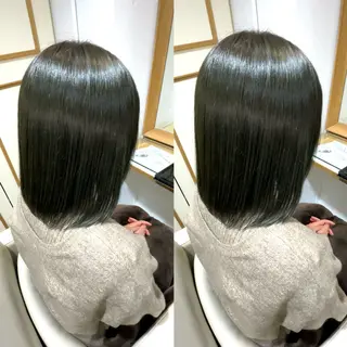 ミディアム 髪質改善矯正/カラー /吉祥寺 mariのヘアスタイル