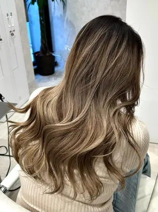 ロング カラー ✨レイヤーカット 海外ヘア/原宿✨のヘアスタイル