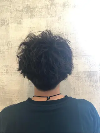 ショート パーマ メンズ 北脇 健治のヘアスタイル