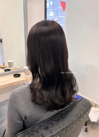 セミロング natsu/梅田 /透明感/艶髪のヘアスタイル