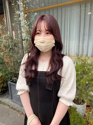 ロング カラー ヘアアレンジ merc.🌿💚 八幡真衣のヘアスタイル