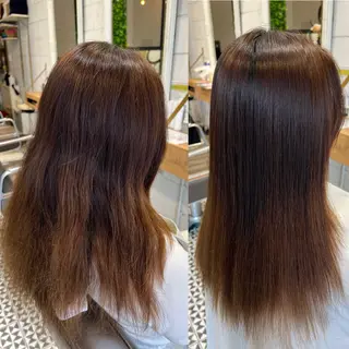 ロング 元村貴裕   ・ 美髪矯正美容師のヘアスタイル