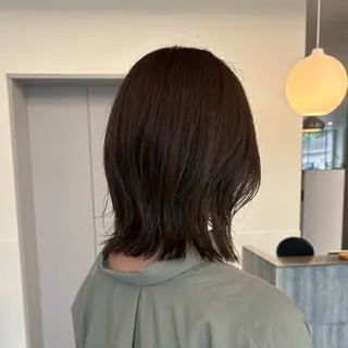 セミロング 💡レイヤーカット/ グレージュ松本隼人のヘアスタイル