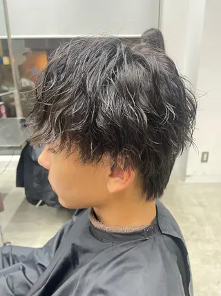 パーマ メンズ fifth天神 パーマ特化/石橋航海のヘアスタイル