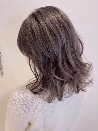 セミロング カラー パーマ 🌸銀座一丁目/美髪 矯正🌸山田 隆介のヘアスタイル