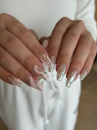 ネイル SEINA_ NAIL🐈‍⬛💗のネイルデザイン