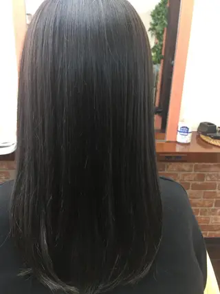 ロング パーマ 桧山 真のヘアスタイル