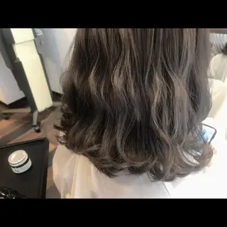 ミディアム カラー パーマ ヘアアレンジ メンズ 【mokuオーナー】 ちはるのヘアスタイル