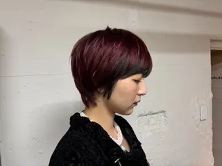 ショート カラー 🩵似合わせカット SEIRA🩵のヘアスタイル
