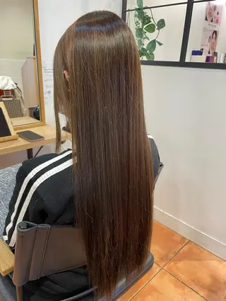 ロング カラー 美髪ストレート/ メンズヘア/中田海斗のヘアスタイル
