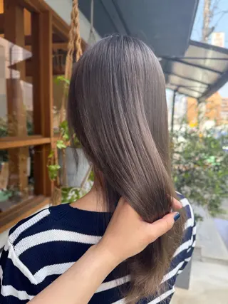 ロング カラー 🤍江坂 ハヤシアヤナ🤍のヘアスタイル