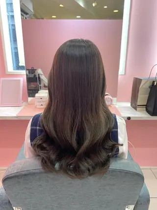 セミロング momoka モデル募集のヘアスタイル