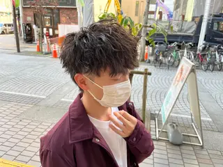 パーマ メンズ 【Earth平塚】 パーマ　のくびのヘアスタイル