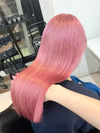 ロング カラー YUI/透明感 ブリーチ❕髪質改善のヘアスタイル