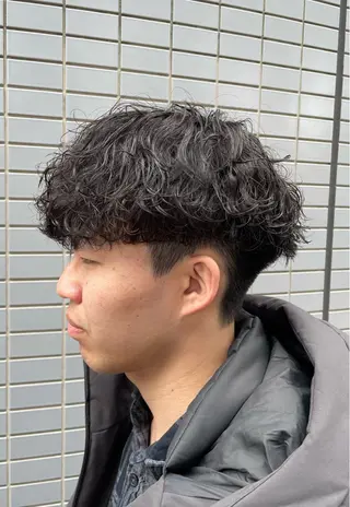 ショート パーマ メンズパーマ梅田 ・川副史晶のヘアスタイル