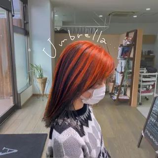 ミディアム カラー ブリーチカラー🫧 森　凪沙のヘアスタイル