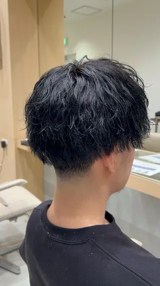 パーマ メンズ 🐲ツイスパ🐲 フェード/龍のヘアスタイル