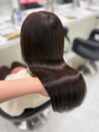 ロング カラー 韓国トレンドヘア🤍 Chima🤍のヘアスタイル