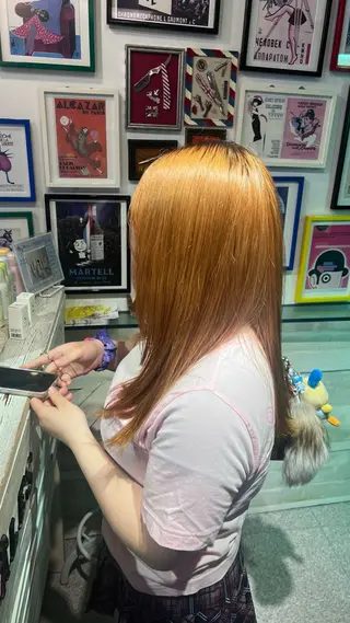 ロング 個性的カラー ☆≡ねねのヘアスタイル