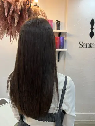 ロング カラー cyan Amiのヘアスタイル