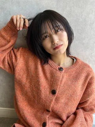 ミディアム カラー ヘアアレンジ letterby novel  はるみのヘアスタイル