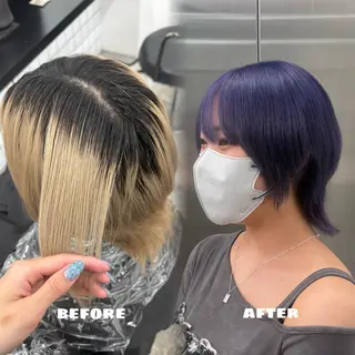 ミディアム カラー 🌟ゆりあ🌟 JILLSTUDIOのヘアスタイル