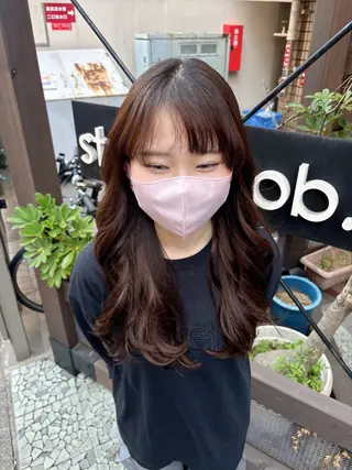 ロング カラー ヘアアレンジ イツキ🌕デザインカ ラー🥨髪質改善🫧のヘアスタイル