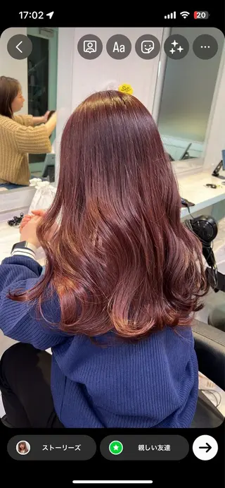 ロング カラー 🥞ベージュ系カラー 【すずきりほ】🥞のヘアスタイル