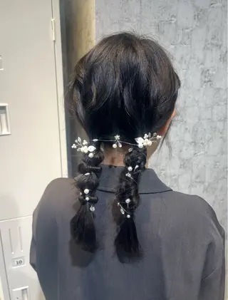ヘアアレンジ ✨髪質改善カラー✨ ななみのヘアスタイル